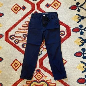 Gap navy blue girlfriend khaki size 2 cropped length